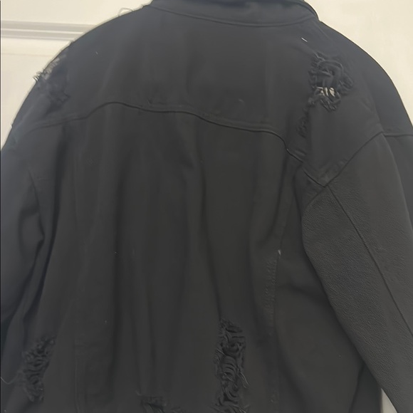 Black Denim Jacket - Picture 4 of 4